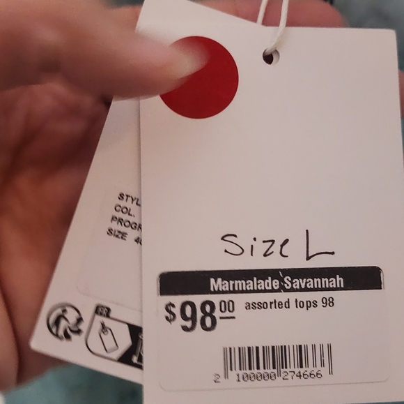 Ganni Blue Floral Puff Sleeve Crop Top - Picture 7 of 9